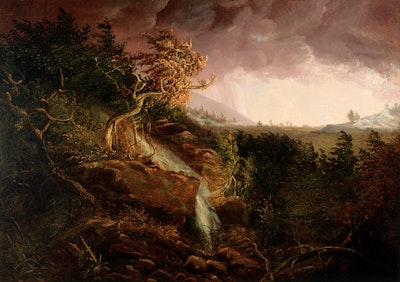 Thomas Cole, Storm in the Wilderness, 1826–28